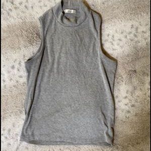High neck gray tank- women’s medium